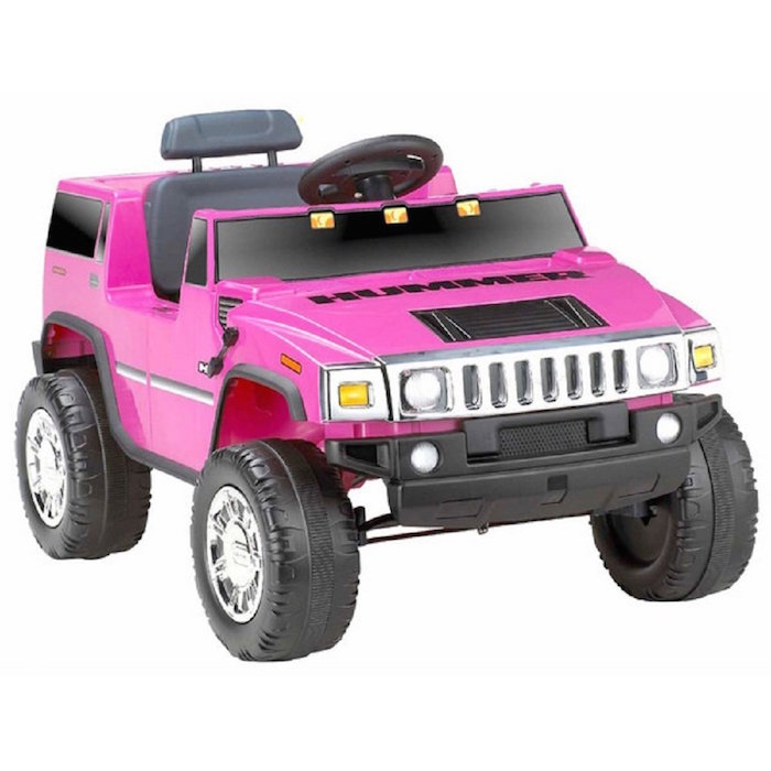 Fisher-price Hummer 6v Battery Powered Jeep, Battery Powered Kids Car, Pink